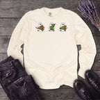 Ghosts Autumn Gourds Long Sleeve T-Shirt
