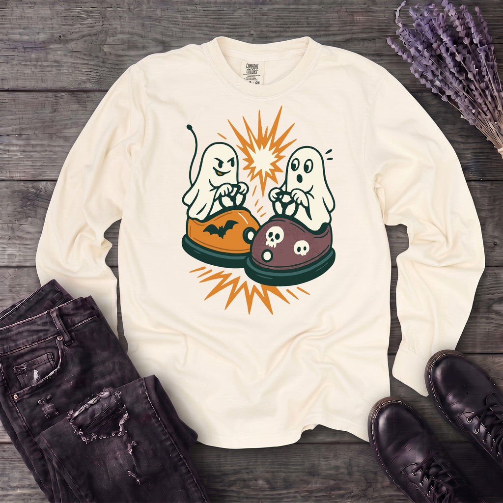 Ghost Bumper Cars Long Sleeve T-Shirt