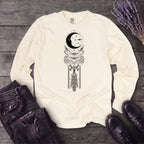 Art Nouveau Crescent Moths Long Sleeve T-Shirt
