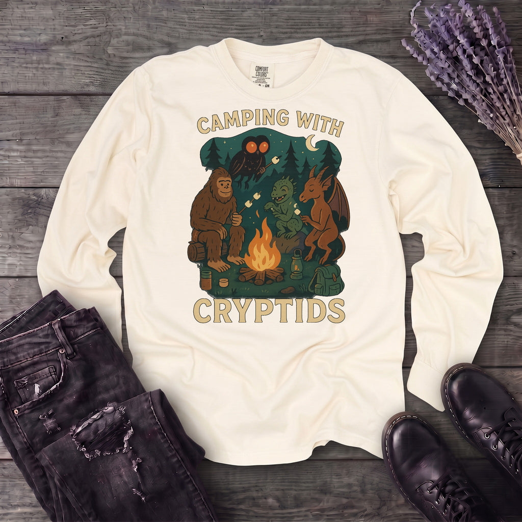 Cryptid Camping Long Sleeve T-Shirt