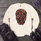 Hibiscus Skull Long Sleeve T-Shirt