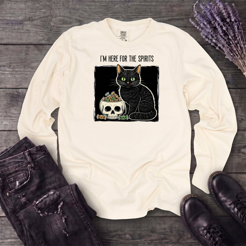 Here For The Spirits Long Sleeve T-Shirt