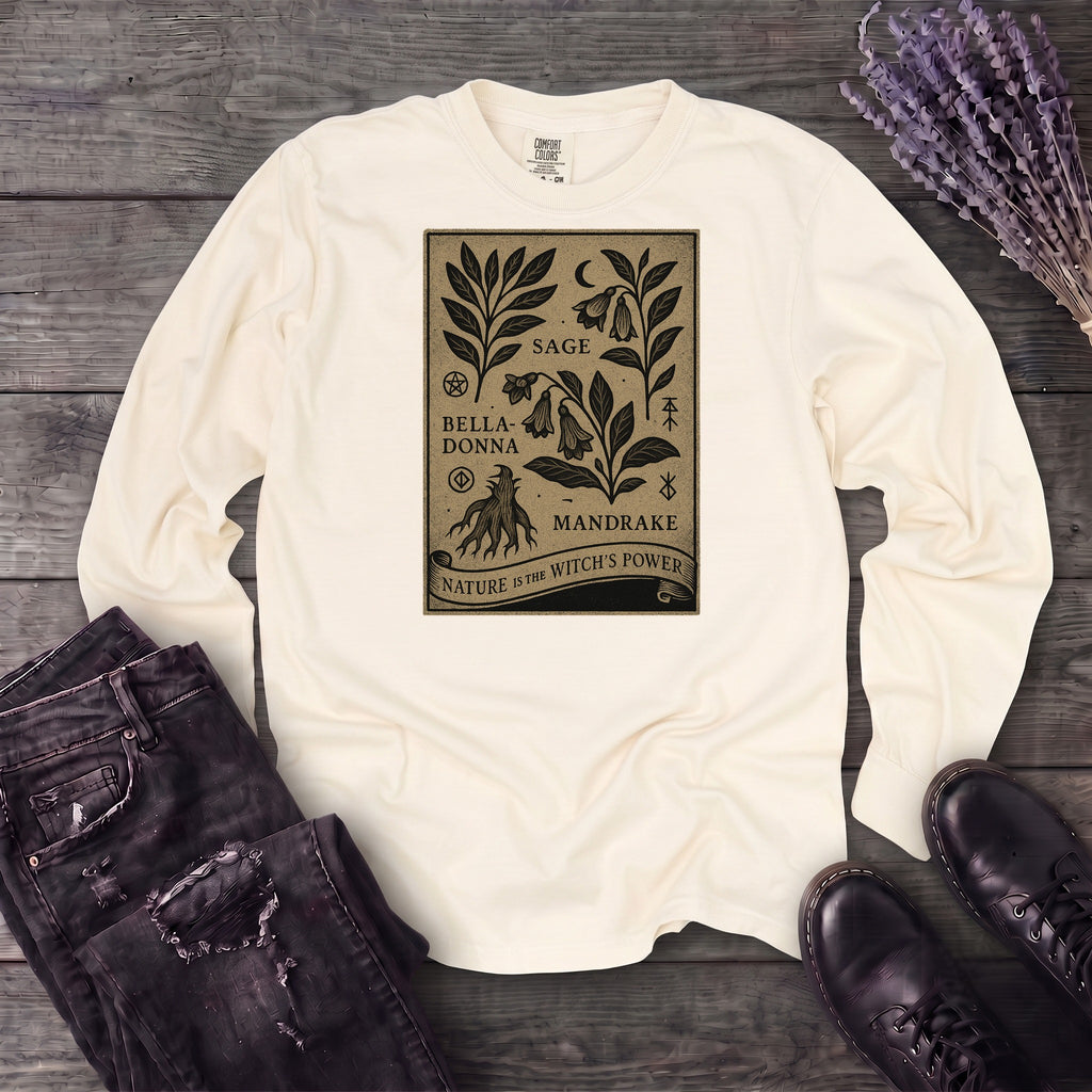 Nature Is The Witchs Power Long Sleeve T-Shirt