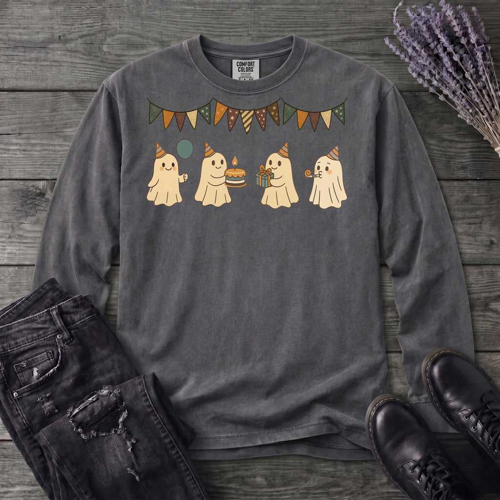 ghost birthday party Long Sleeve T-Shirt