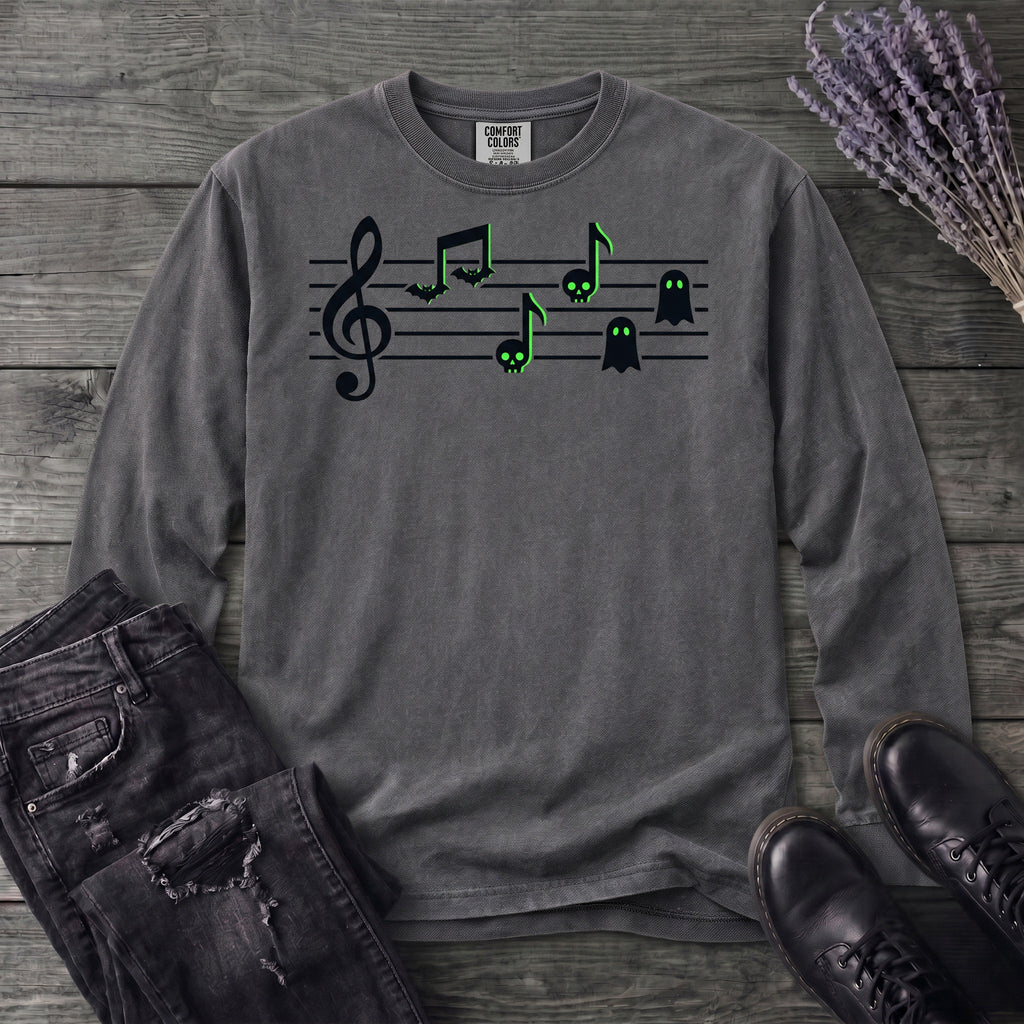 Spooky Music Long Sleeve T-Shirt