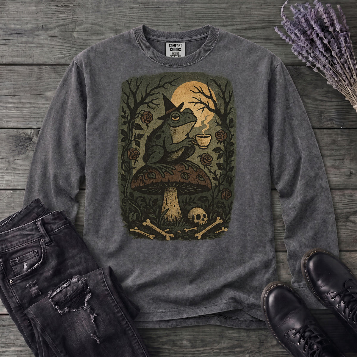 Frog Garden Long Sleeve T-Shirt