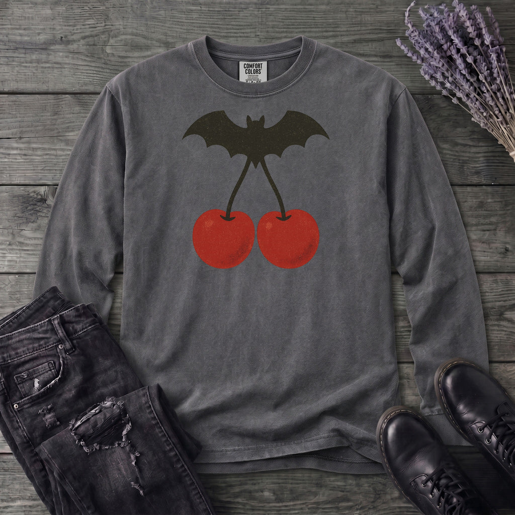 Bat Cherries Long Sleeve T-Shirt