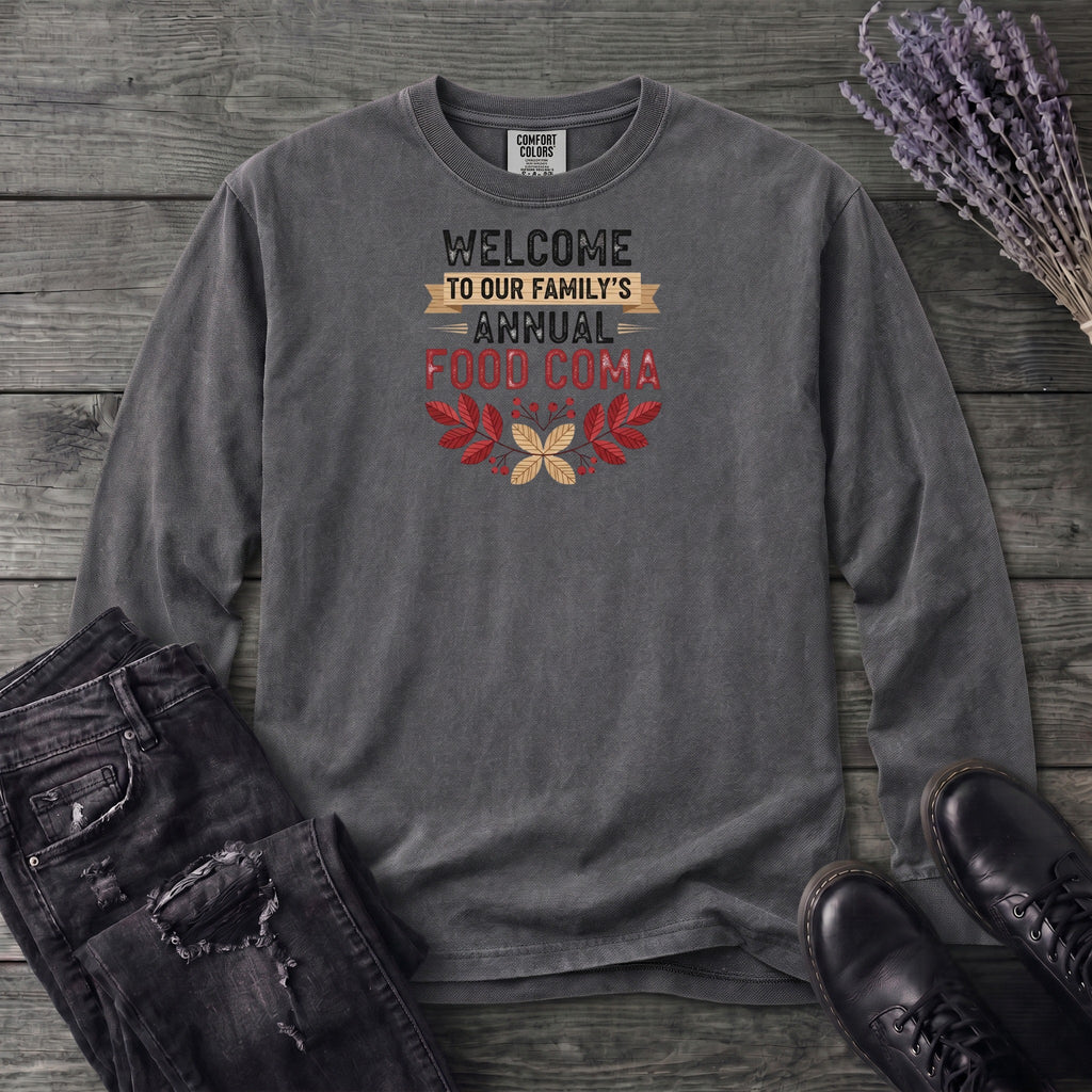 Food Coma Long Sleeve T-Shirt