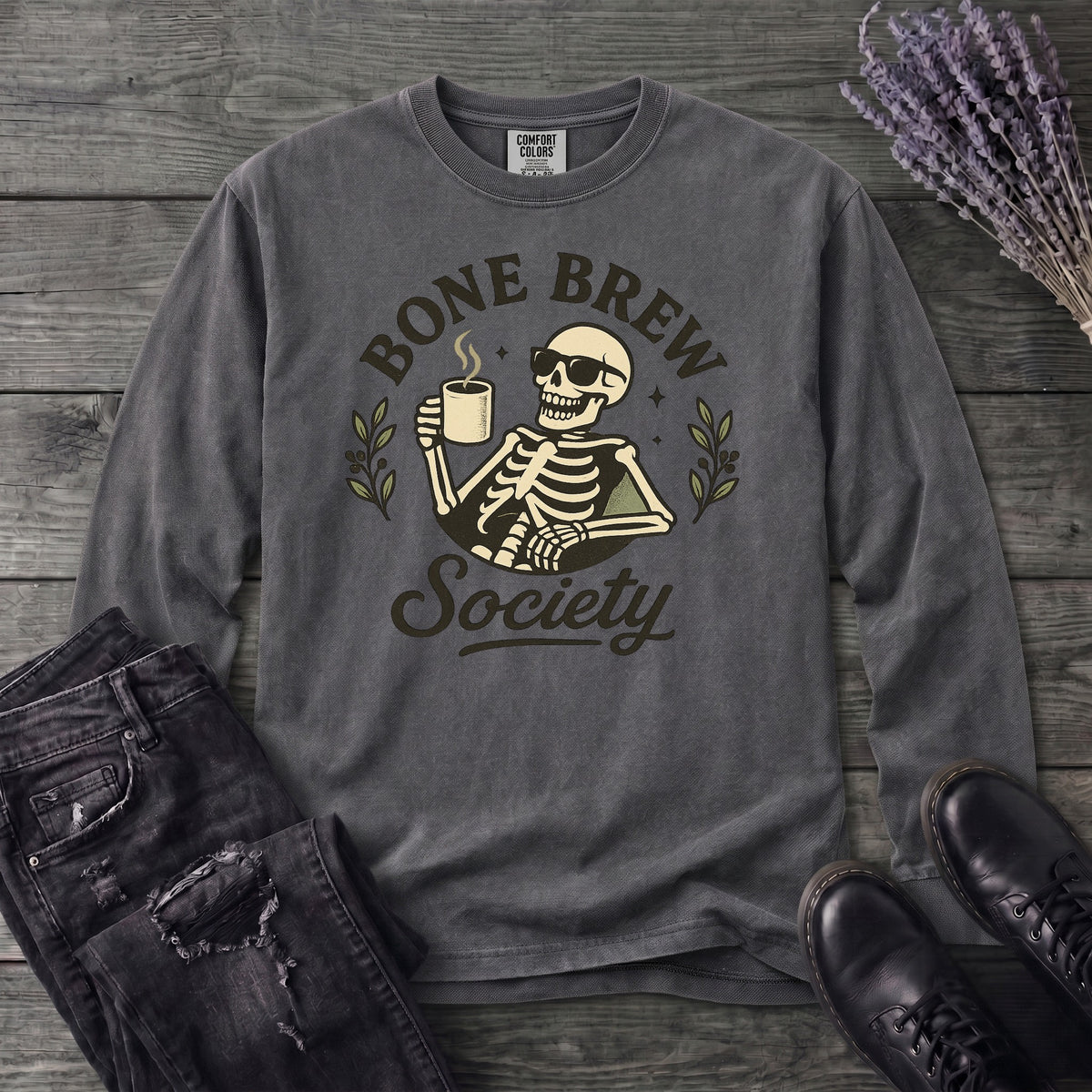 Bone Brew Society Long Sleeve T-Shirt