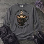 Escaping Reality One Sip At A Time Long Sleeve T-Shirt