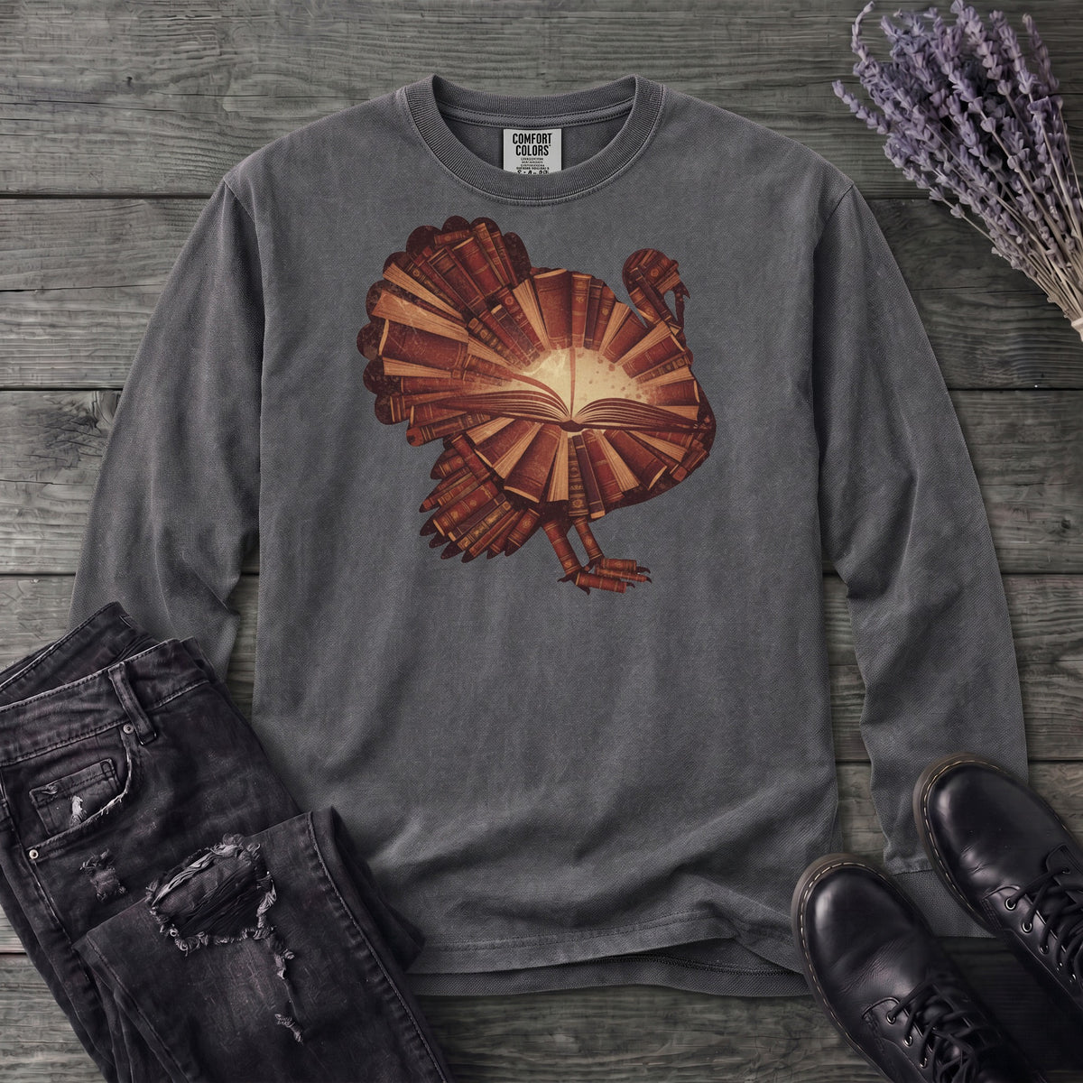 Turkey Books Long Sleeve T-Shirt