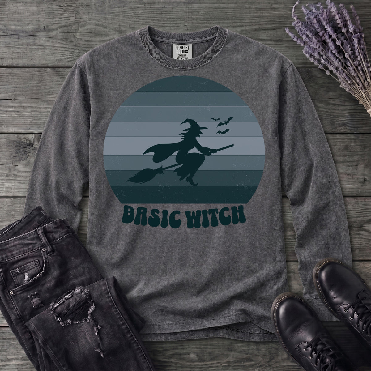 Basic Witch Long Sleeve T-Shirt
