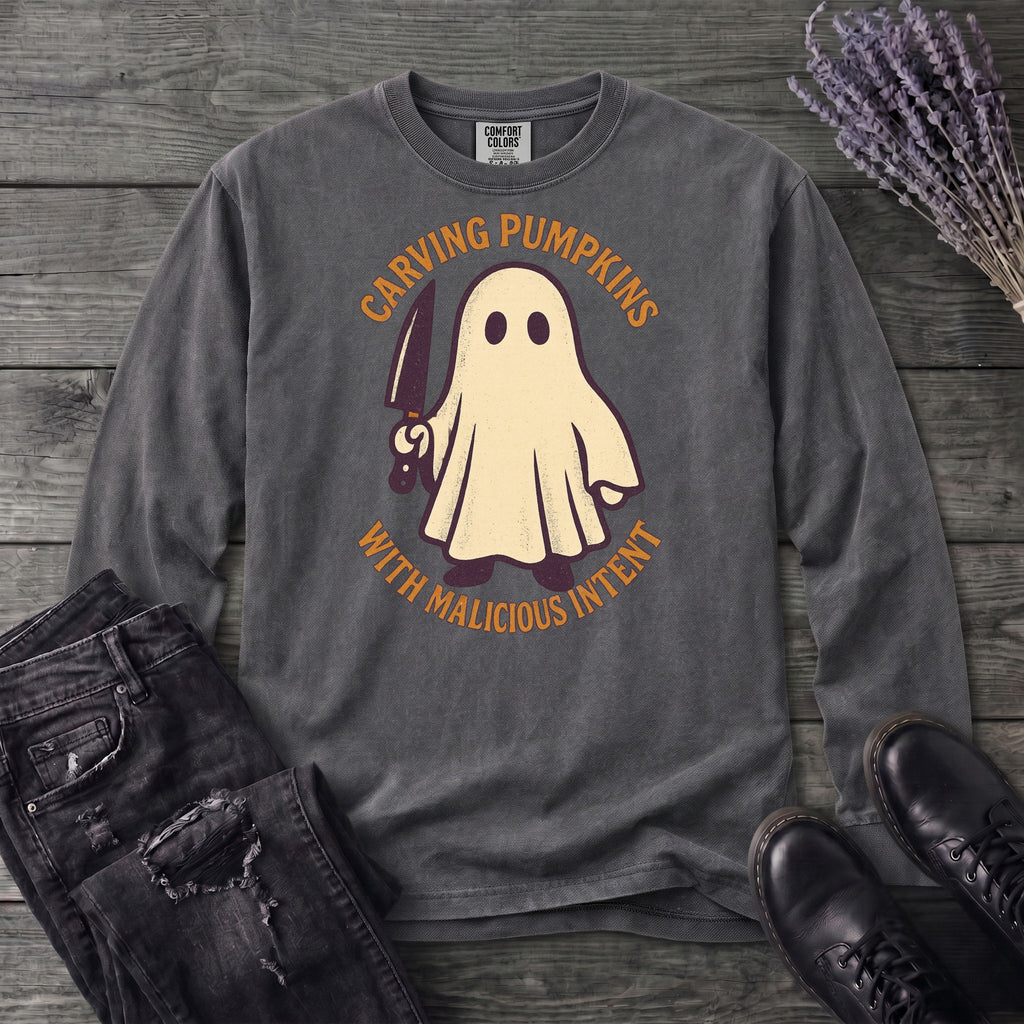 Carving With Malicious Intent Long Sleeve T-Shirt