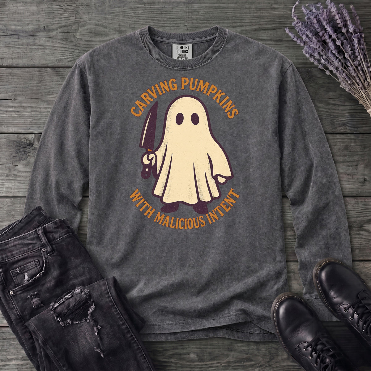 Carving With Malicious Intent Long Sleeve T-Shirt