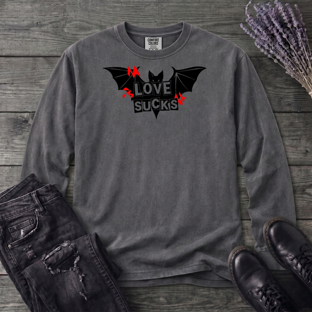 Love Sucks Punk Bat Long Sleeve T-Shirt