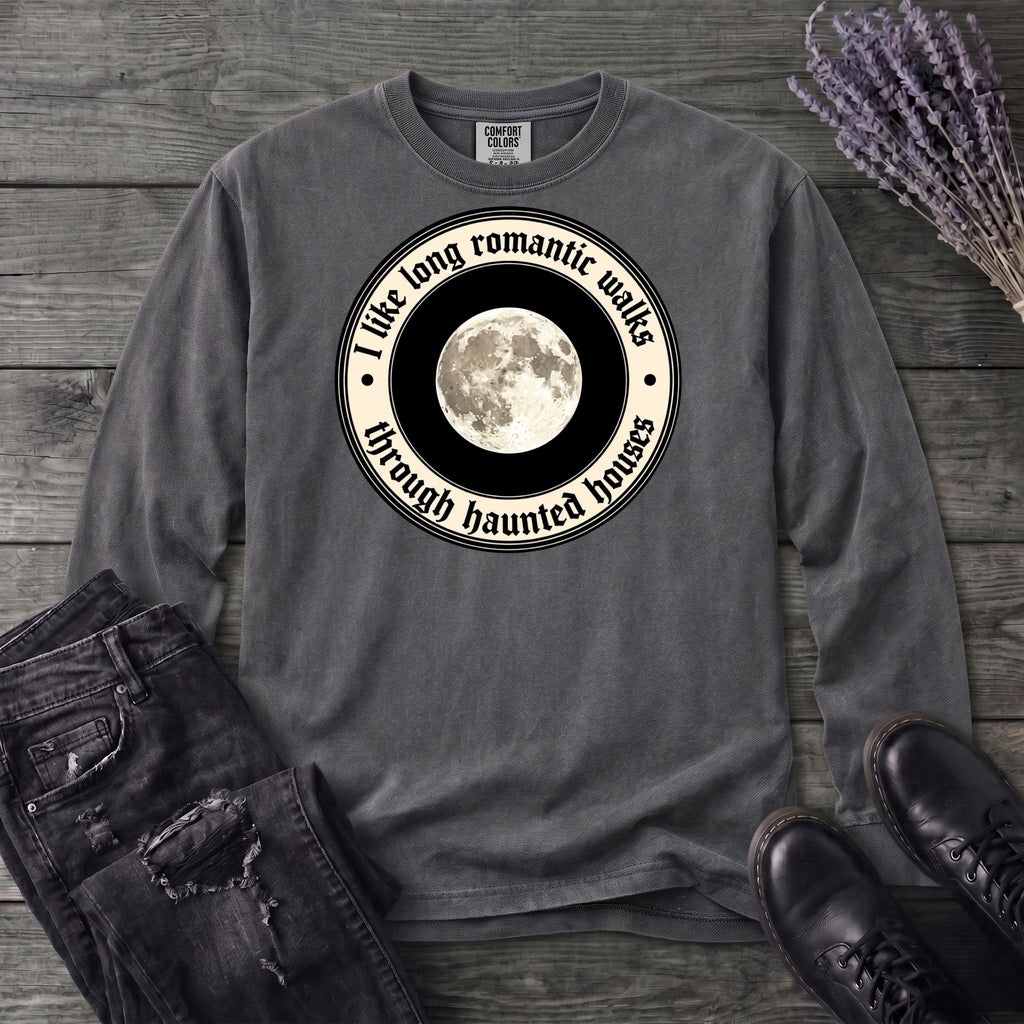 Long Romatic Walks Haunted House Long Sleeve T-Shirt