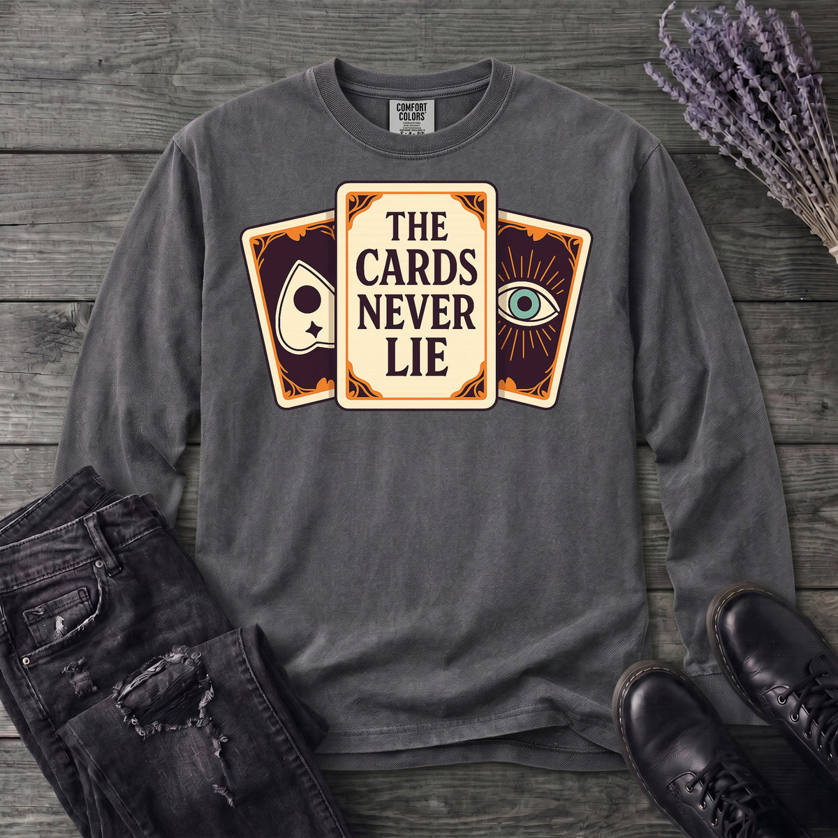 The Cards Never Lie Long Sleeve T-Shirt