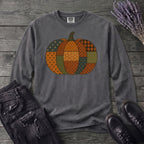 Patchwork Pumpkin Long Sleeve T-Shirt