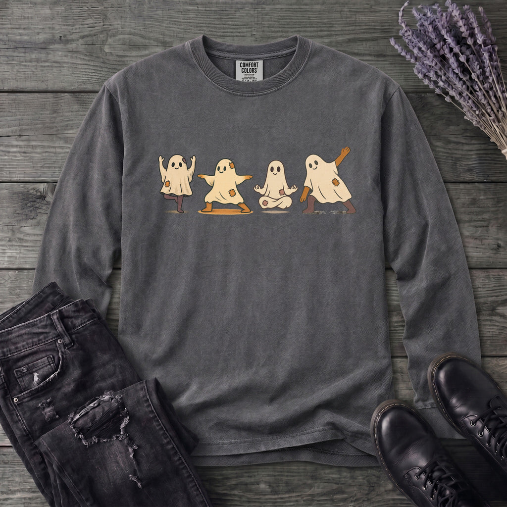 ghost yoga Long Sleeve T-Shirt