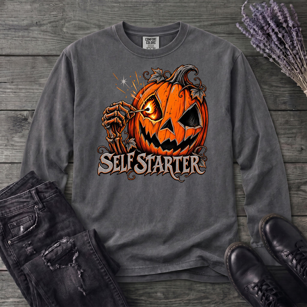 Self Starter Long Sleeve T-Shirt