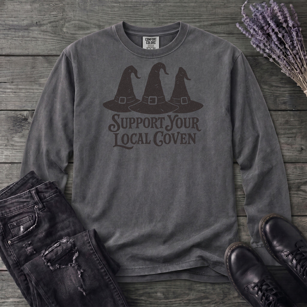 Support Your Local Coven Long Sleeve T-Shirt