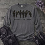 Murder In Progress Six Crows Long Sleeve T-Shirt