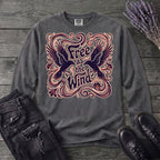 Free As The Wind Crows Long Sleeve T-Shirt