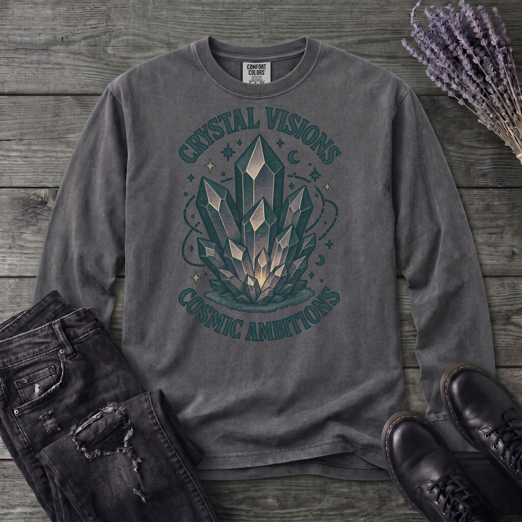 Crystal Visions Cosmic Ambitions Long Sleeve T-Shirt