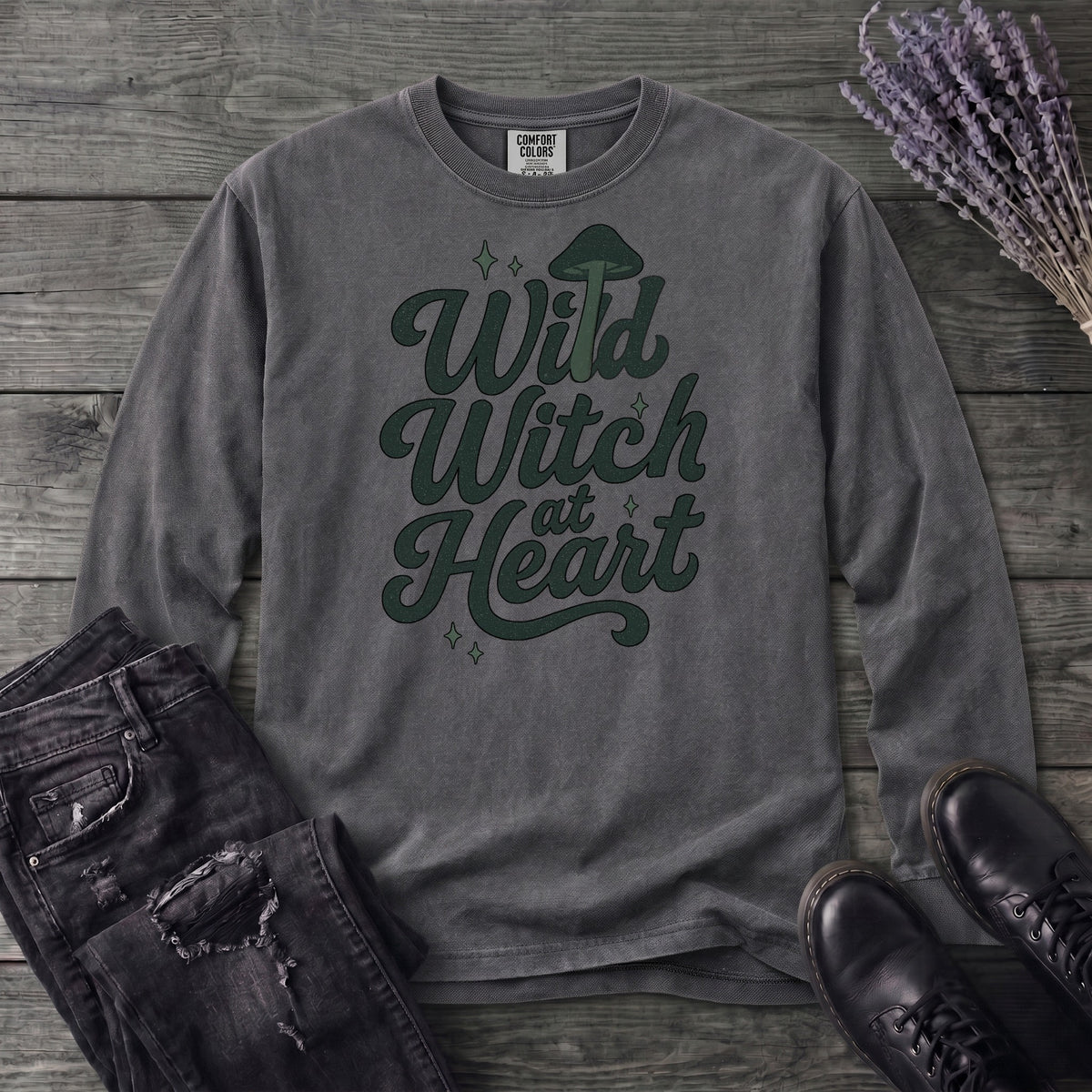 Wild Witch At Heart Long Sleeve T-Shirt