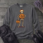 Skeleton Jack O Lantern Costume Long Sleeve T-Shirt