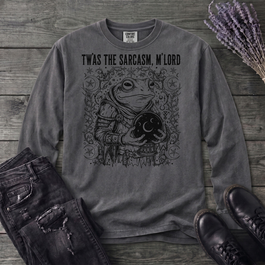 Twas The Sarcasm Frog Long Sleeve T-Shirt