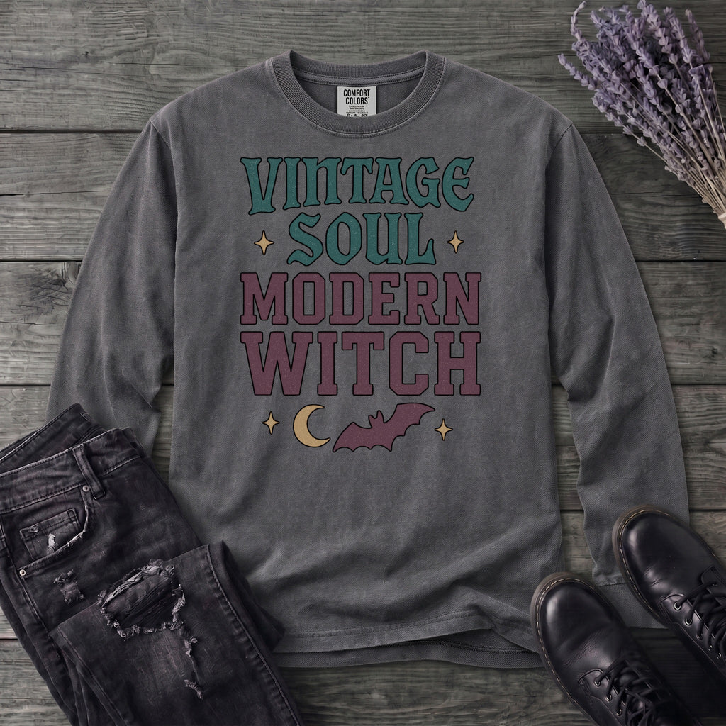Vintage Soul Modern Witch Long Sleeve T-Shirt