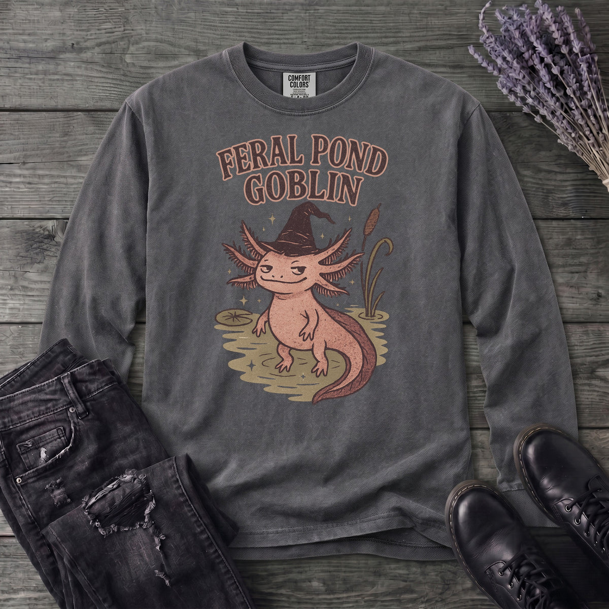 Feral Pond Goblin Long Sleeve T-Shirt
