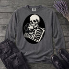 Skeleton Dachshund Hug Long Sleeve T-Shirt