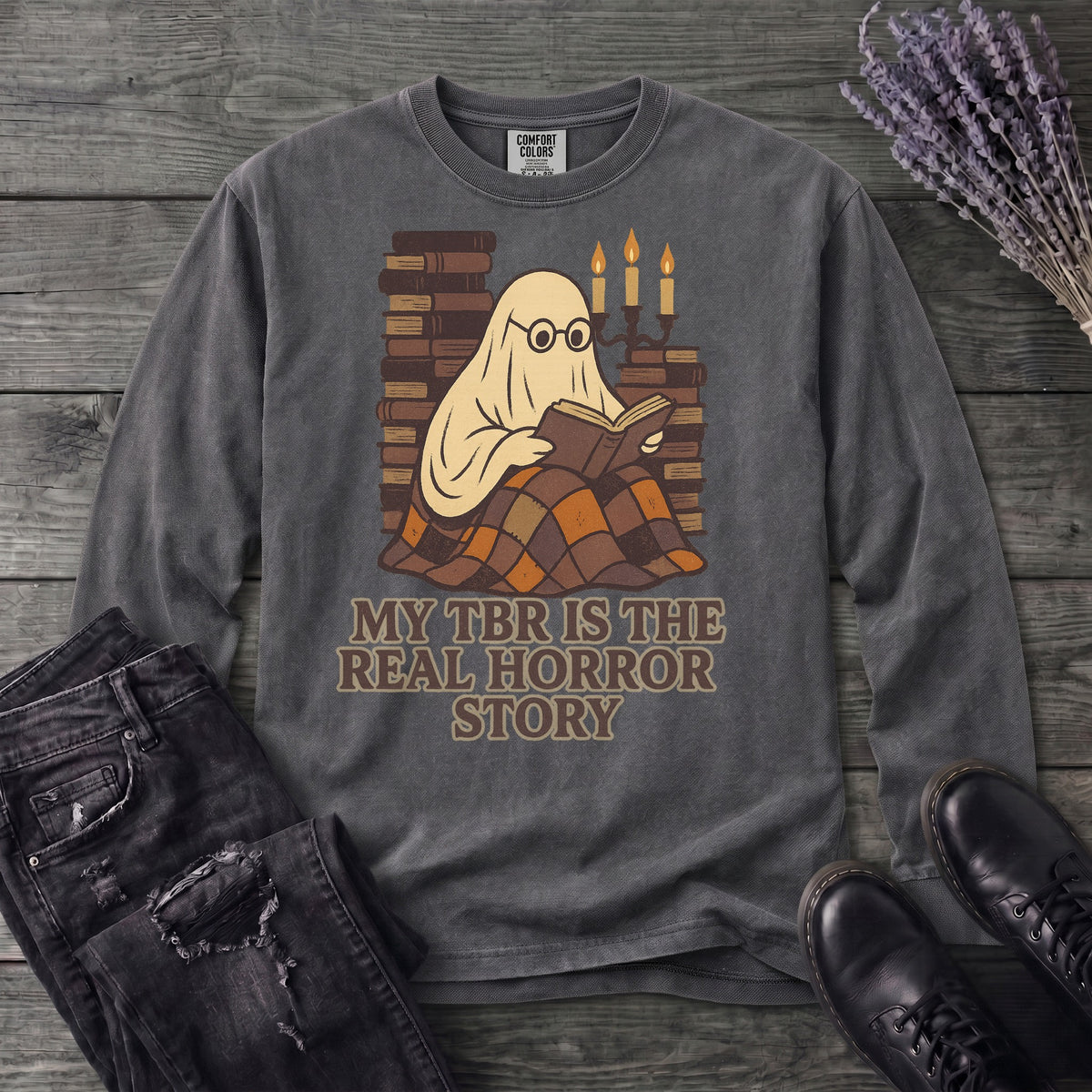 My Tbr Is The Real Horror Story Long Sleeve T-Shirt
