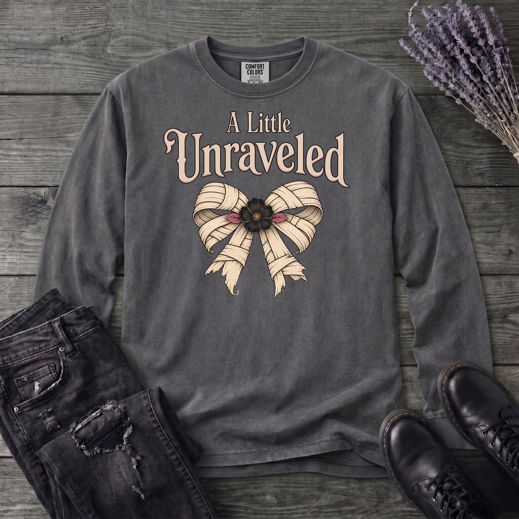A Little Unraveled Long Sleeve T-Shirt