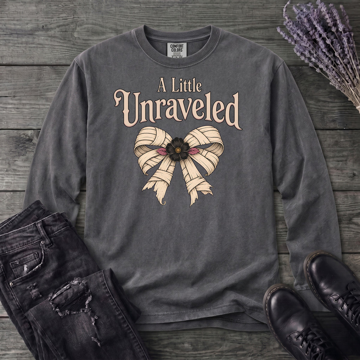 A Little Unraveled Long Sleeve T-Shirt