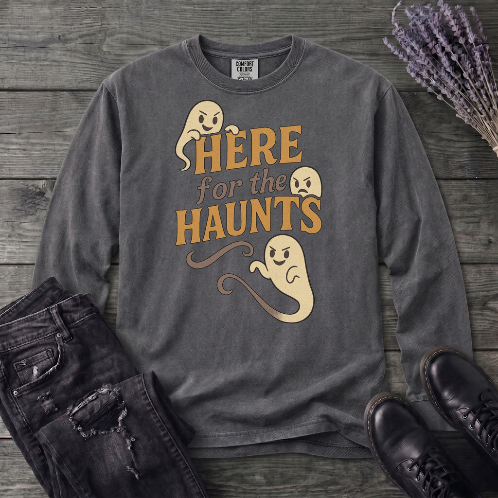 Here For The Haunt Long Sleeve T-Shirt