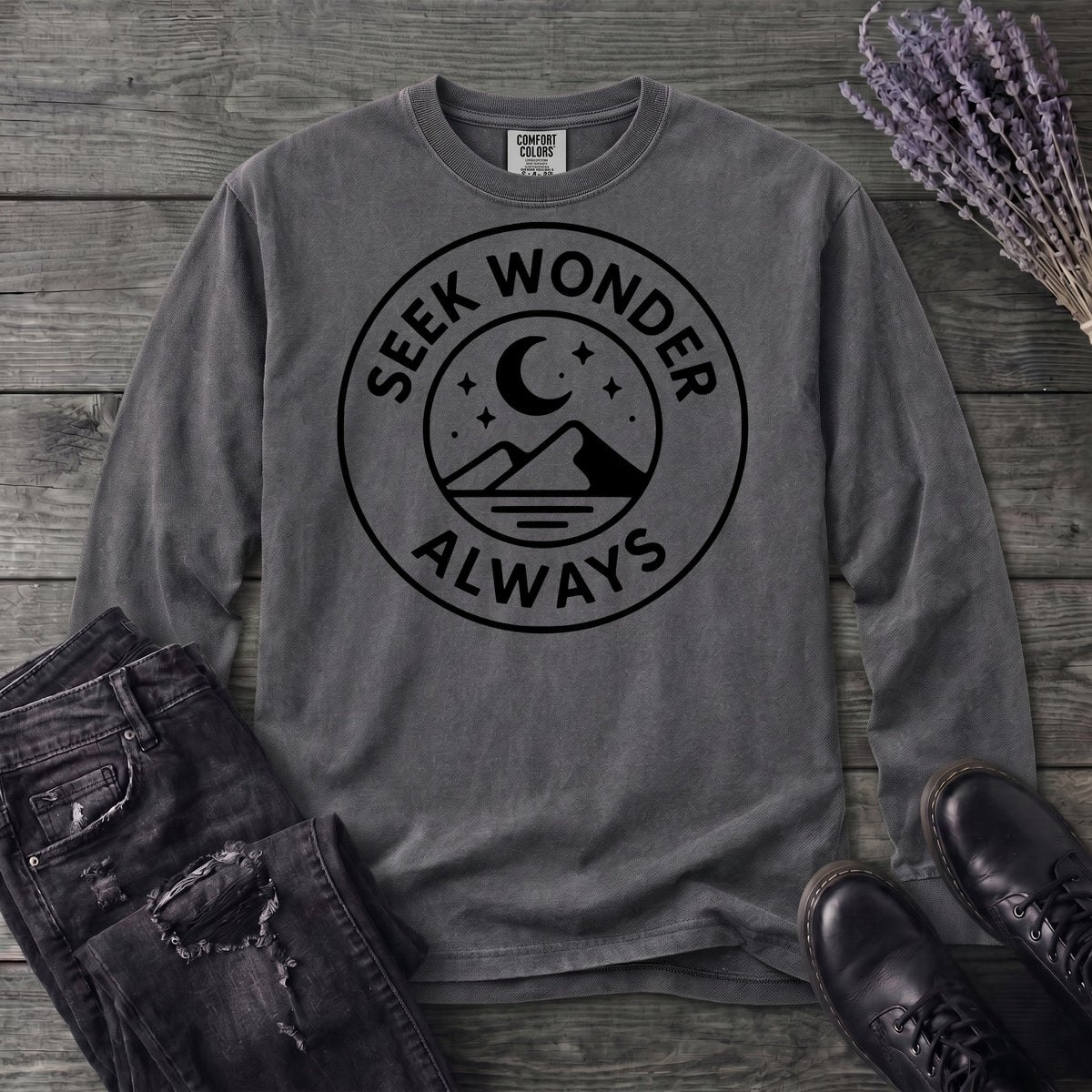 Seek Wonder Always Long Sleeve T-Shirt