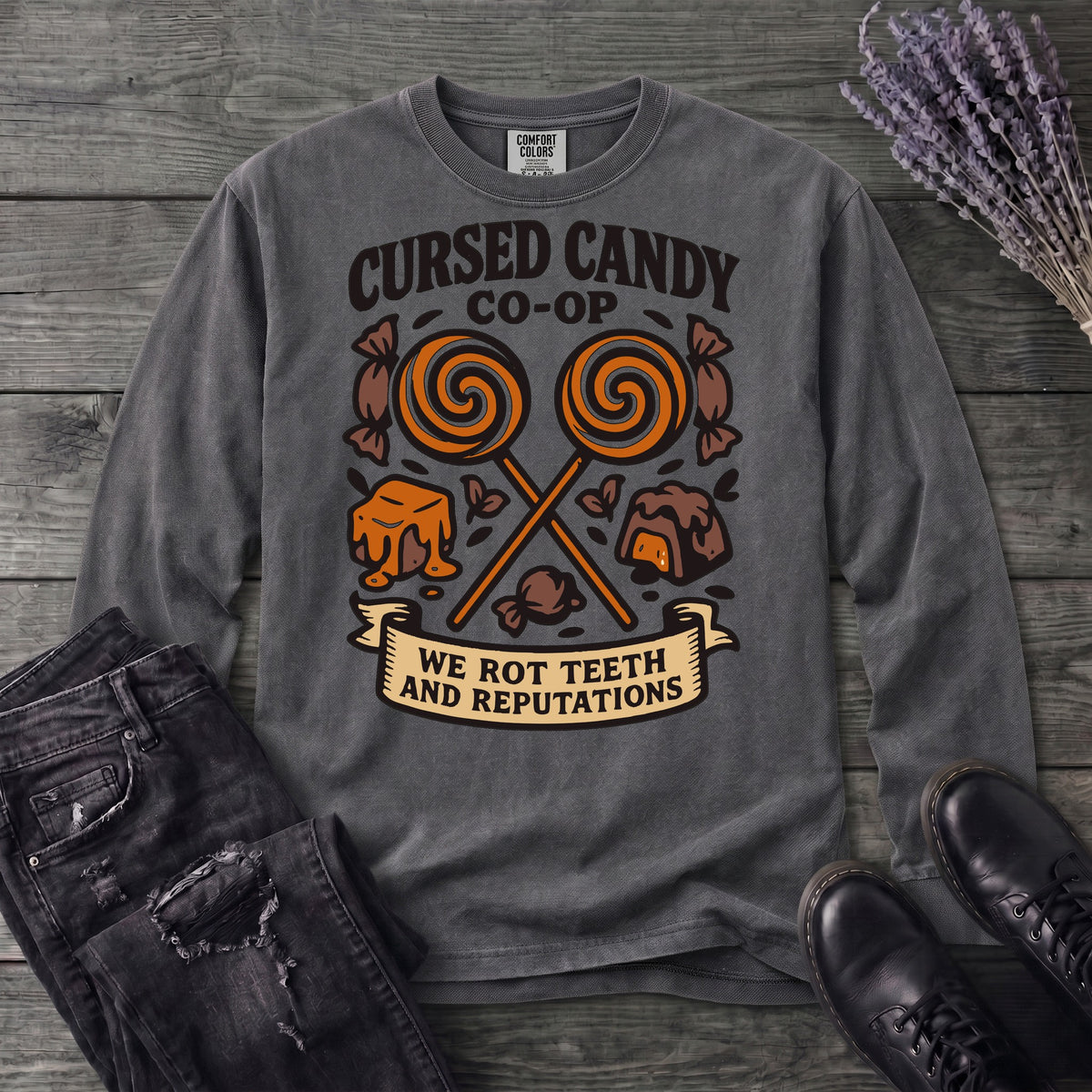 Cursed Candy Co Op Long Sleeve T-Shirt