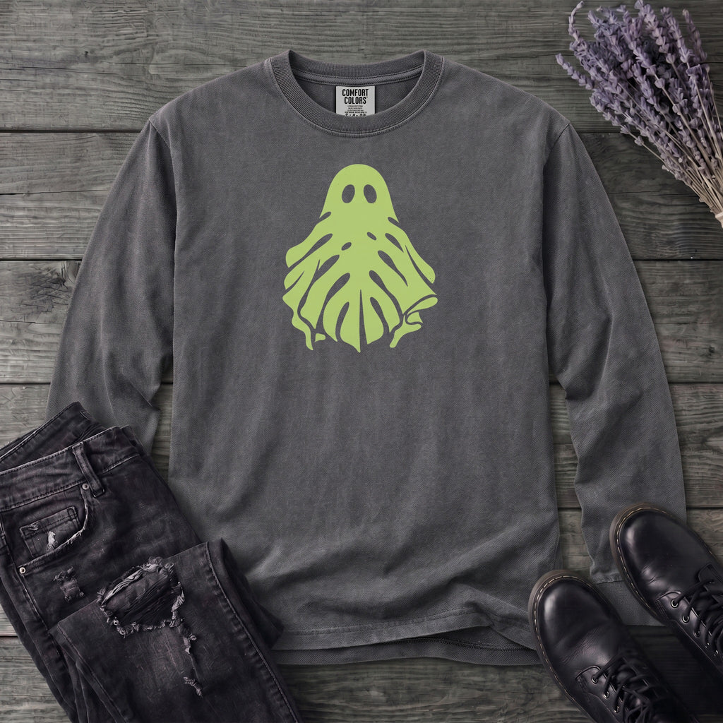Monstera Ghost Long Sleeve T-Shirt