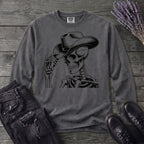 Cowboy Hat Skeleton Long Sleeve T-Shirt