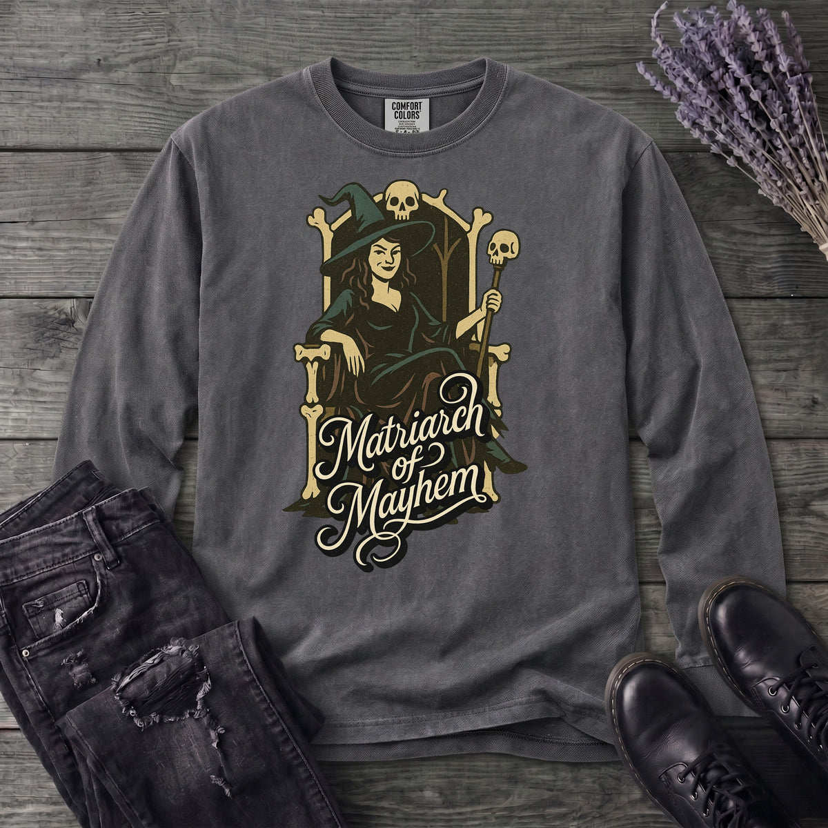 Matriarch of Mayhem Long Sleeve T-Shirt