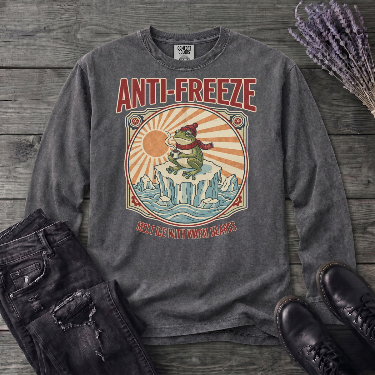 Anti Freeze Frog Long Sleeve T-Shirt