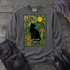 stained glass garden cat Long Sleeve T-Shirt