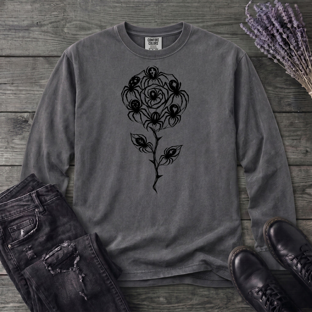 Spider Rose Long Sleeve T-Shirt