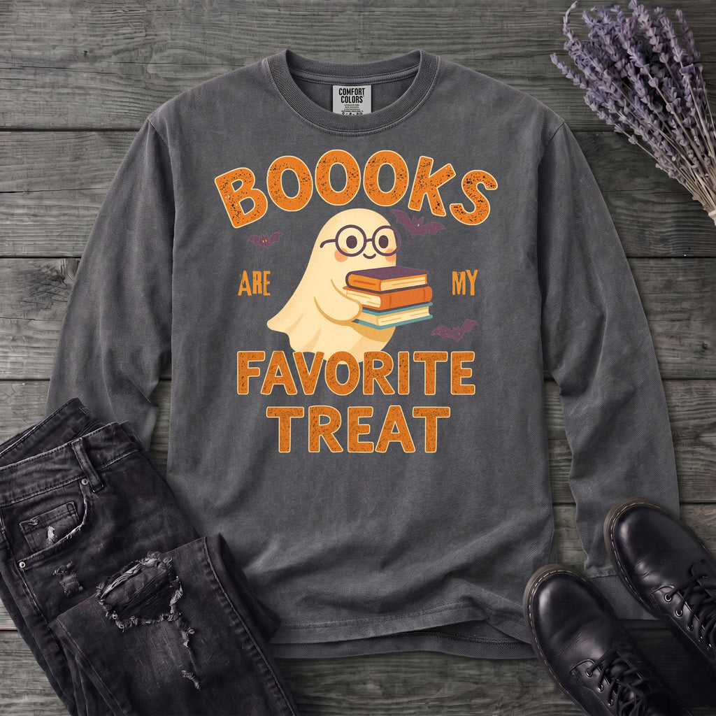 Books Are My Favorite Treats Long Sleeve T-Shirt