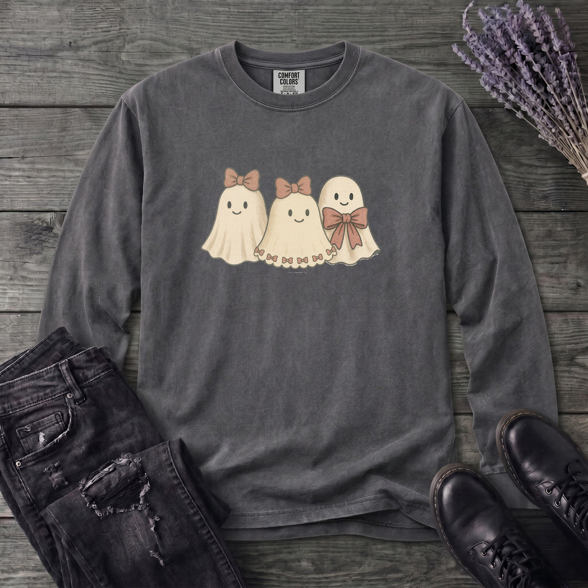 coquette ghost trio Long Sleeve T-Shirt