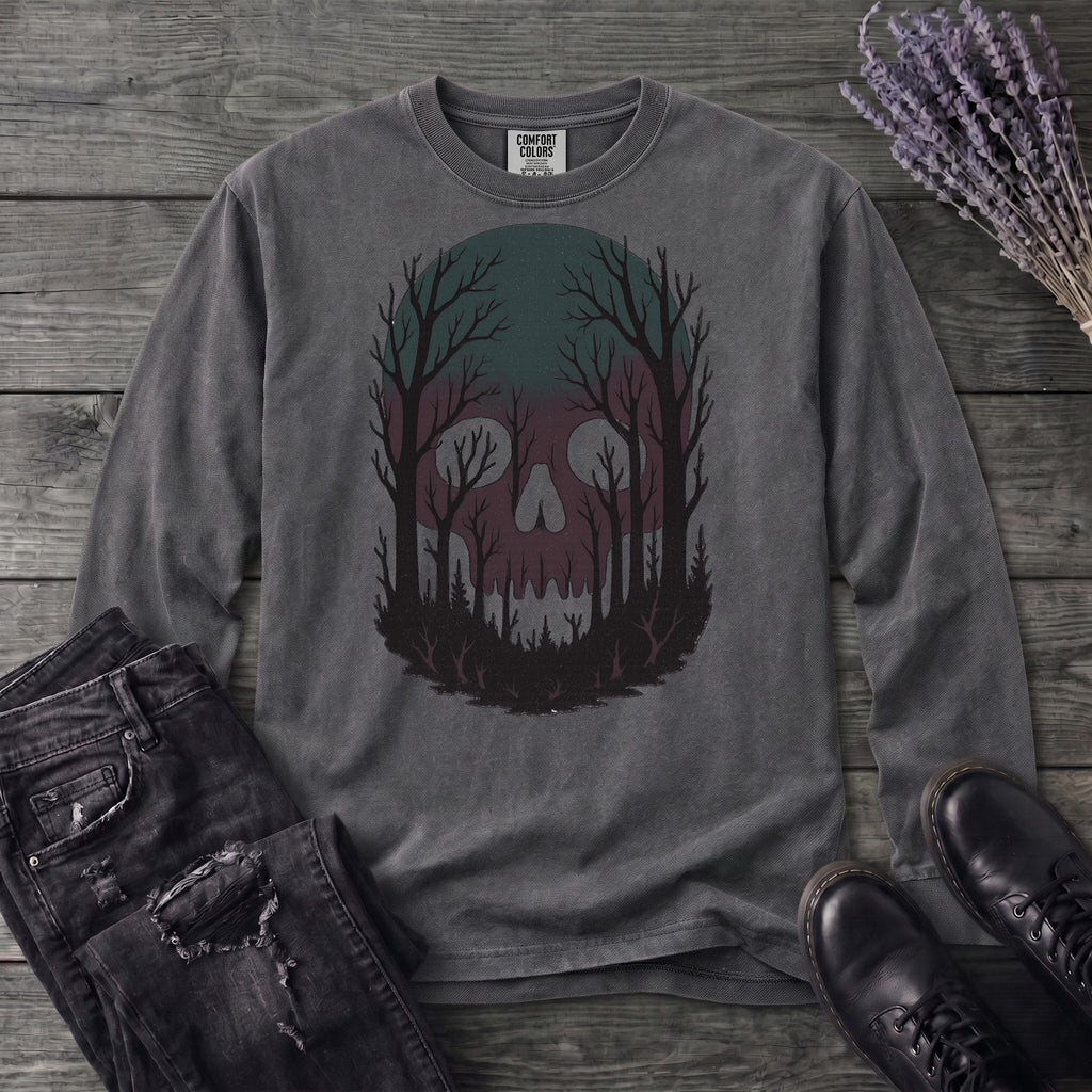 Skull Forest Long Sleeve T-Shirt