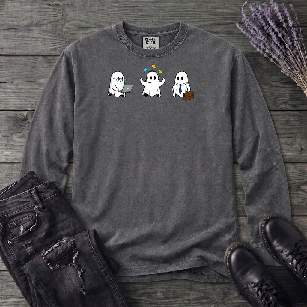 Ghost Trio Office Long Sleeve T-Shirt